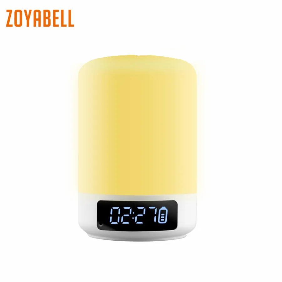 Zoyabell Led ночник лампа музыкальный плеер Беспроводная TF карта динамик Bluetooth