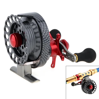 

4+1BB 3.5:1 Gear Ratio Fly Fishing Reel Left/ Right Hand 65mm Former Raft Fishing Wheel With High Foot