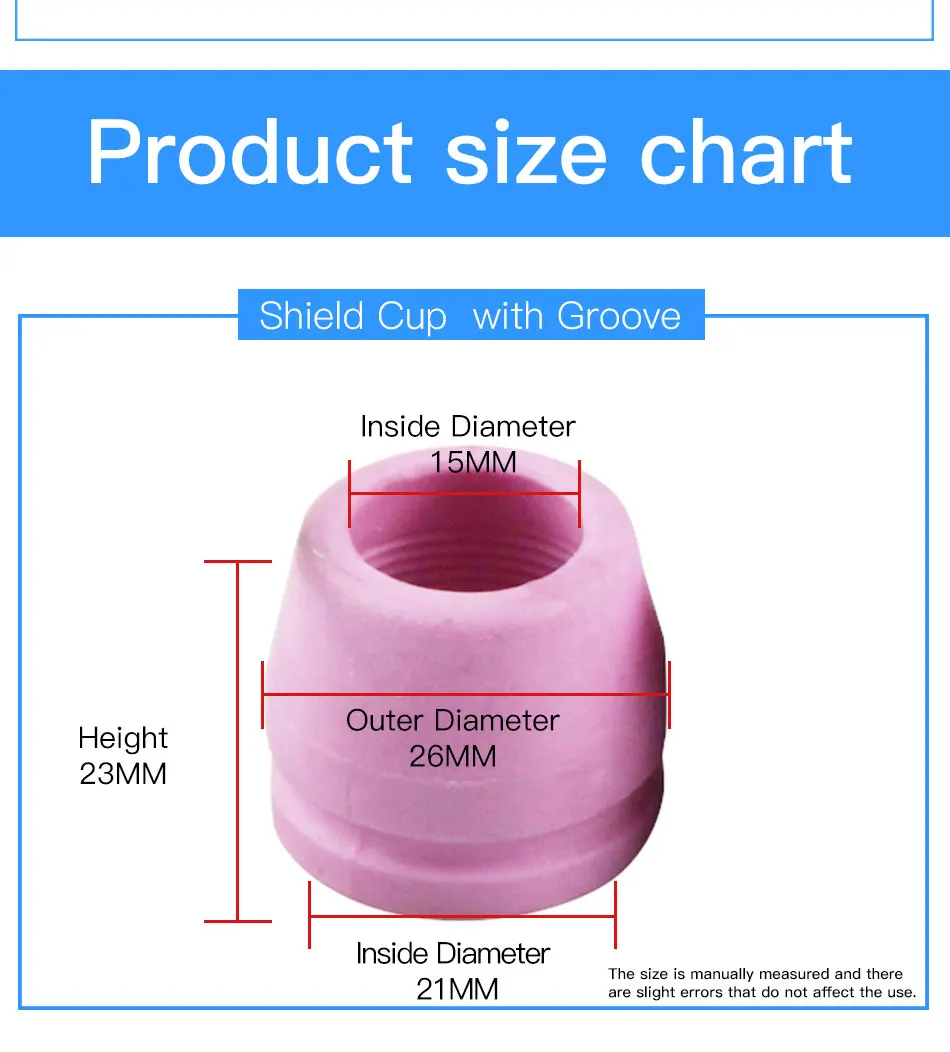 10 шт Керамика щит чашки и 10 шт Руководство кольцо/воздуха Plasma Cutter AG60 резки факел Расходные/вайдинг инструменты/аксессуары
