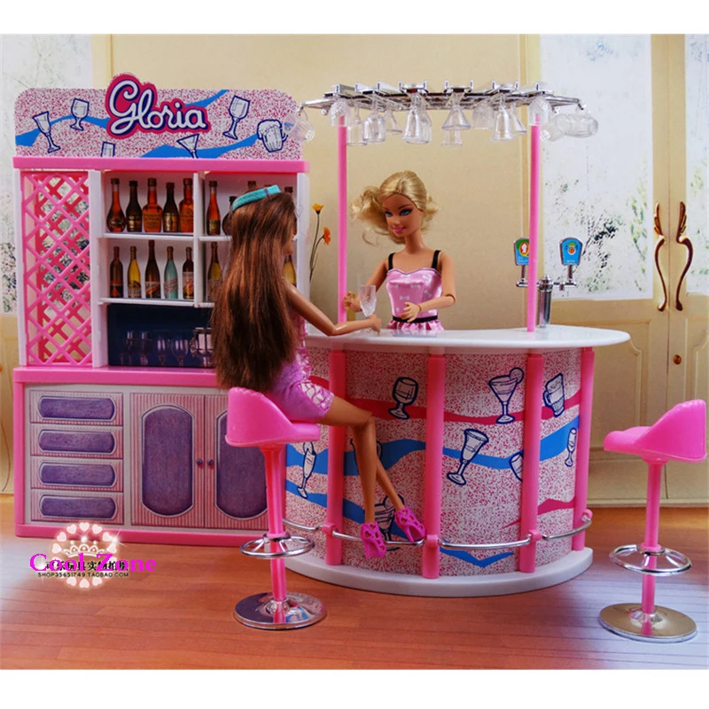 barbie doll home set
