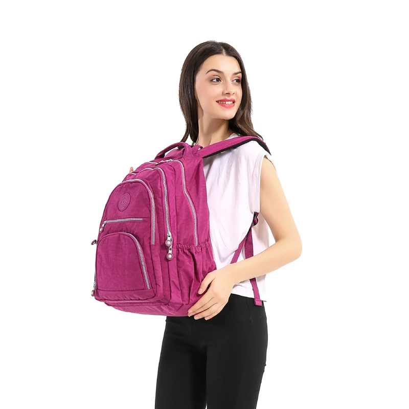 TEGAOTE la escuela Mochila para chica adolescente Mochila femenina, las mujeres bolsos de Nylon impermeable de ordenador portátil Mochila mujer Sac una