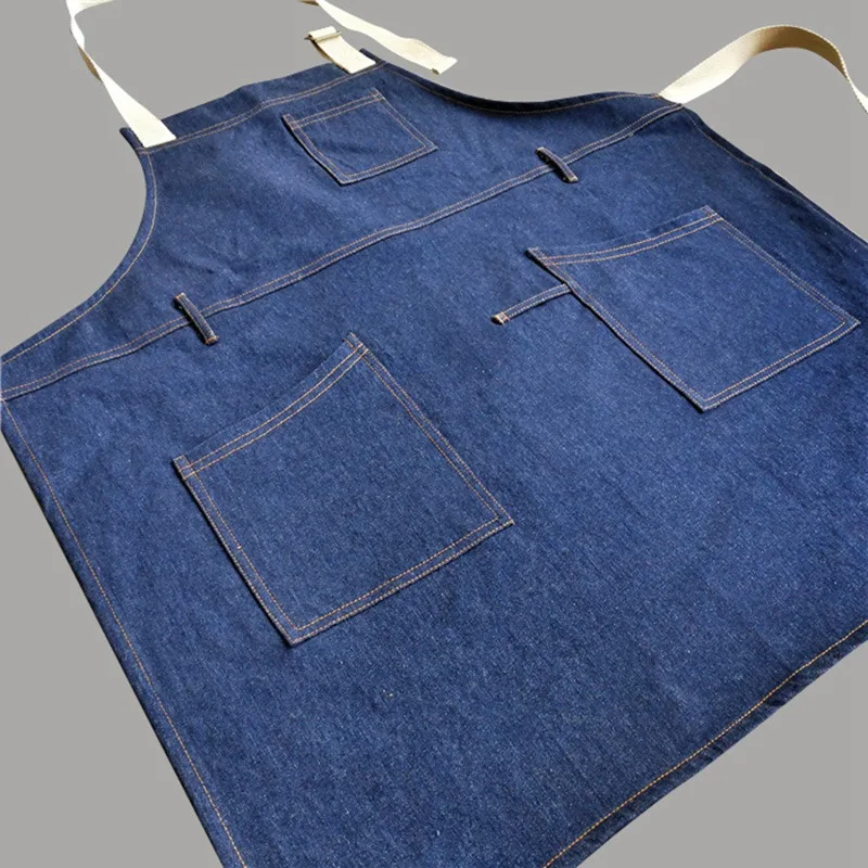Working Aprons Adjustable Belt Ladies Apron Coffee House Restaurant