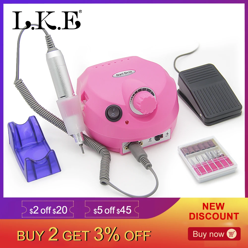 Купить LKE 30000 RPM <b>Pro</b> электрический ногтей дрель аппарат ...