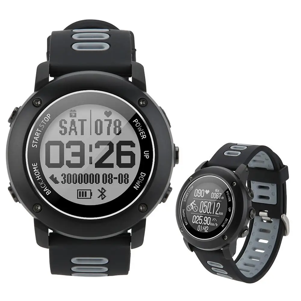 Buy GPS Outdoor Sports Smart Watch Heart Rate Tracker Bluetooth GPS Compass