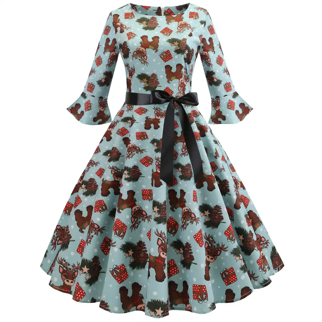 Cute Vintage Winter Dress