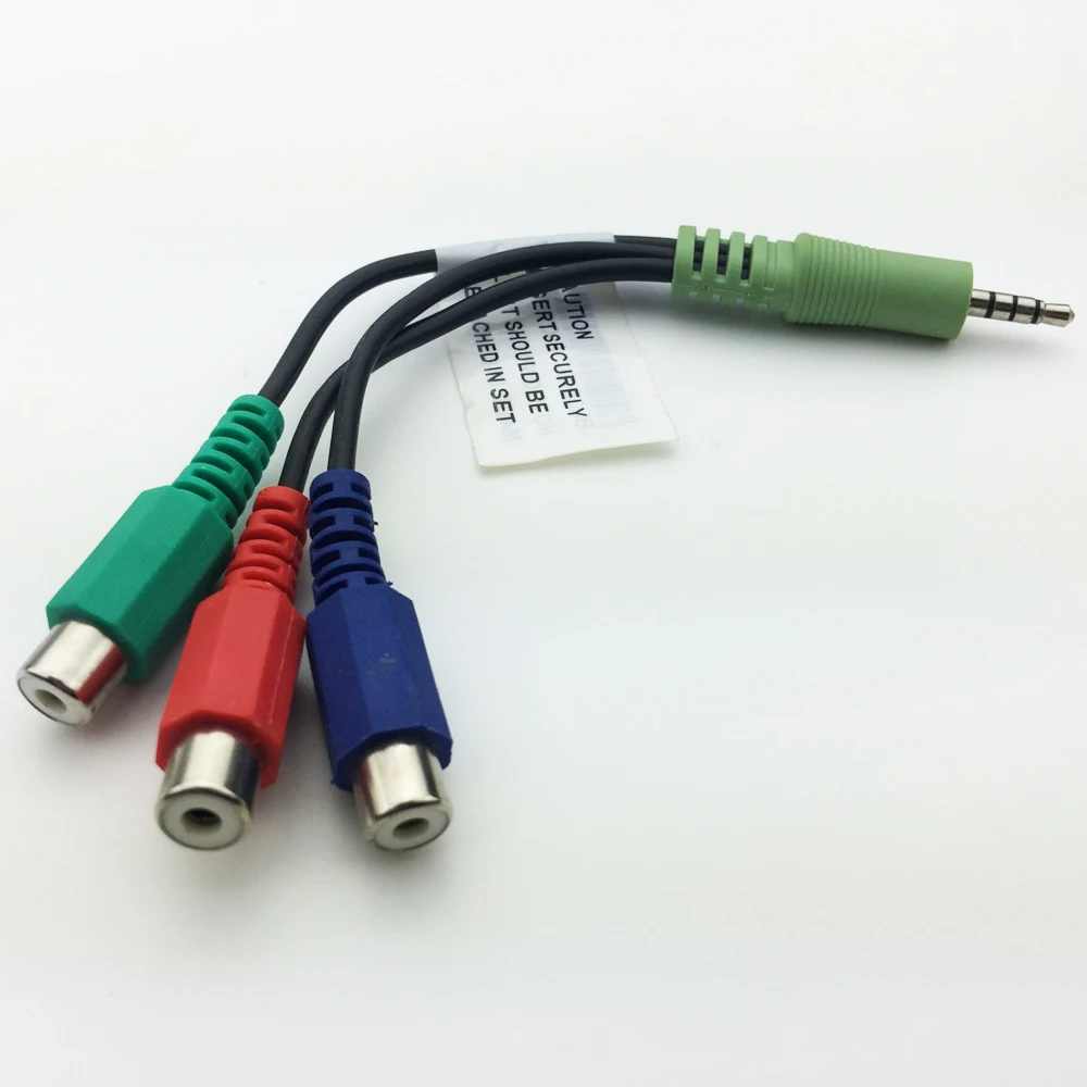 

3.5mm to COMPONENT ADAPTER CABLE for samsung TV UN46C9000ZV UN55C6400RH UN55C7000WF ETC. BN3901154C