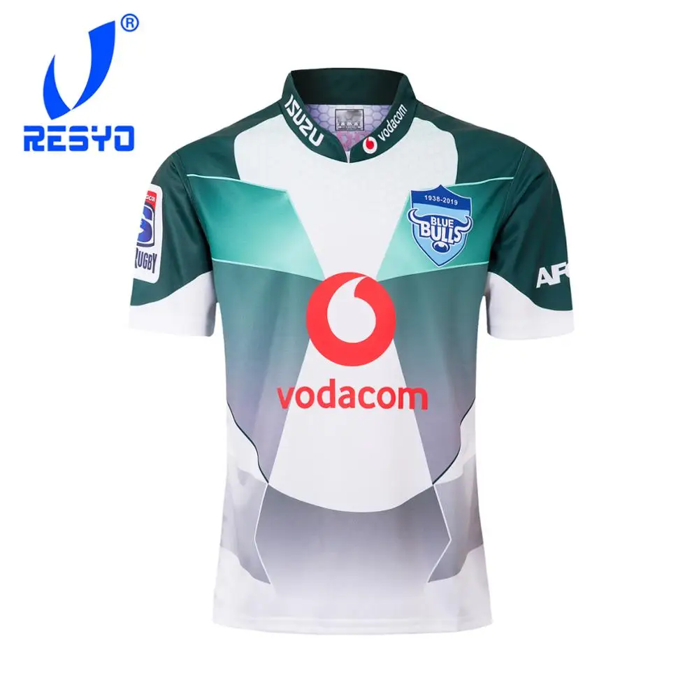 RESYO ل سوبر الرجبي XV 2019 شمال الأزرق بولز الرجال نسخة المنزل/بعيدا جيرسي الرجبي جيرسي شحن مجاني