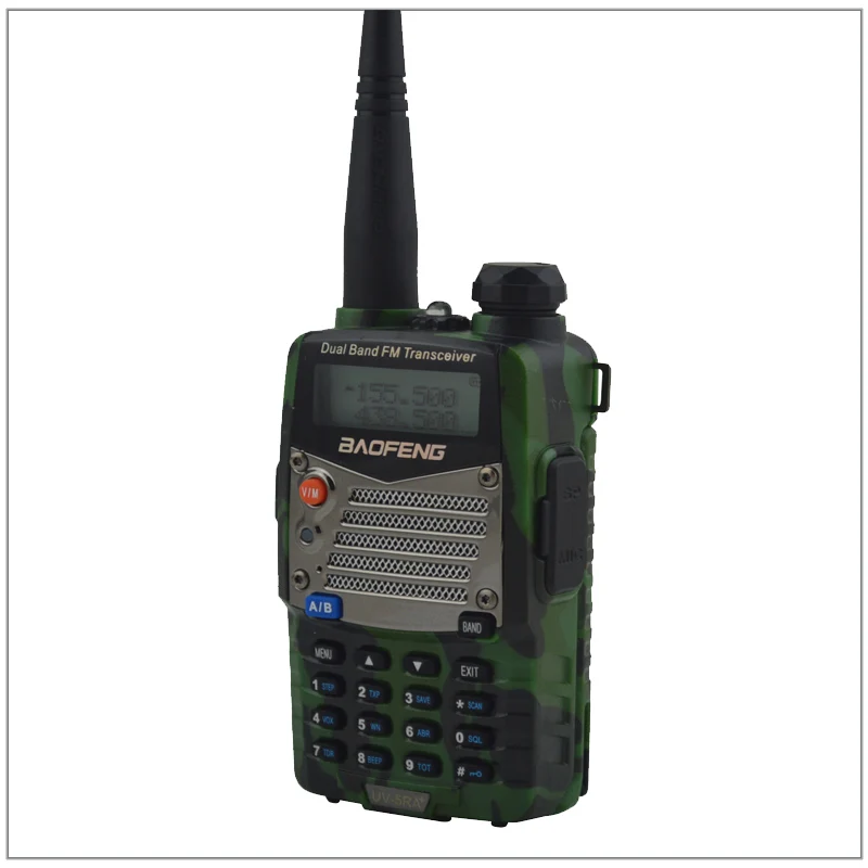 Камуфляж baofeng Радио dualband радио UV-5RA+ walkie talkie двойной дисплей 136-174/400-520 МГц с бесплатным наушником BF-UV5RA