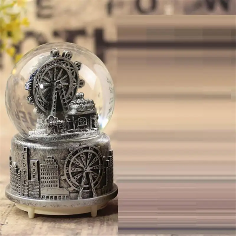 Karuzela Pozytywka аксессуары для украшения дома Carrusel Snow Globe De Musica Boite A Musique Carousel Caja музыкальная шкатулка - Цвет: Version V