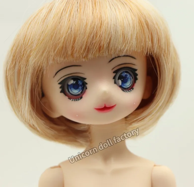 Bjd doll 1/6 Cartoon girl shion doll high quality model birthday gift free eyes