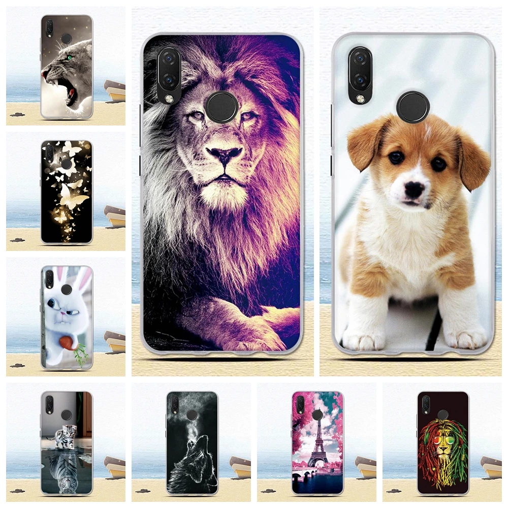 

Soft Case For Huawei Nova 3i Case Back Cover For Huawei nova 3i Cover for Huawei P Smart Plus 6.3 inch Silicone Phone Cases