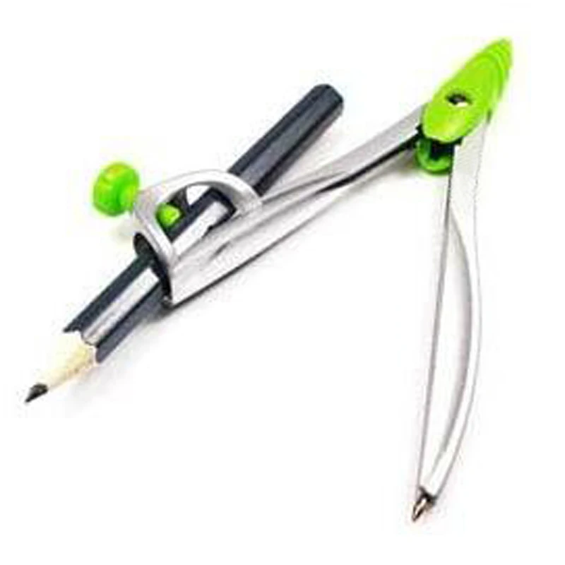 5pcs/lot Drawing Compasses Alloy Instruments Set School Office Student