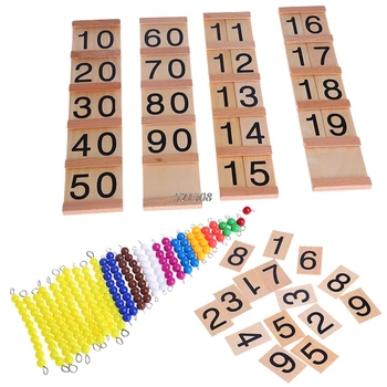 

Montessori Kids Toy Baby decimal base Bank Game Set Maths Training for Early Learning Educational Preschool Brinquedos MAY17_35