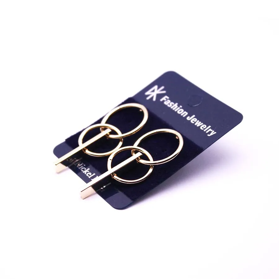 Женские двойные серьги ювелирные изделия одинакового поколения 2019|earrings double|jewelry