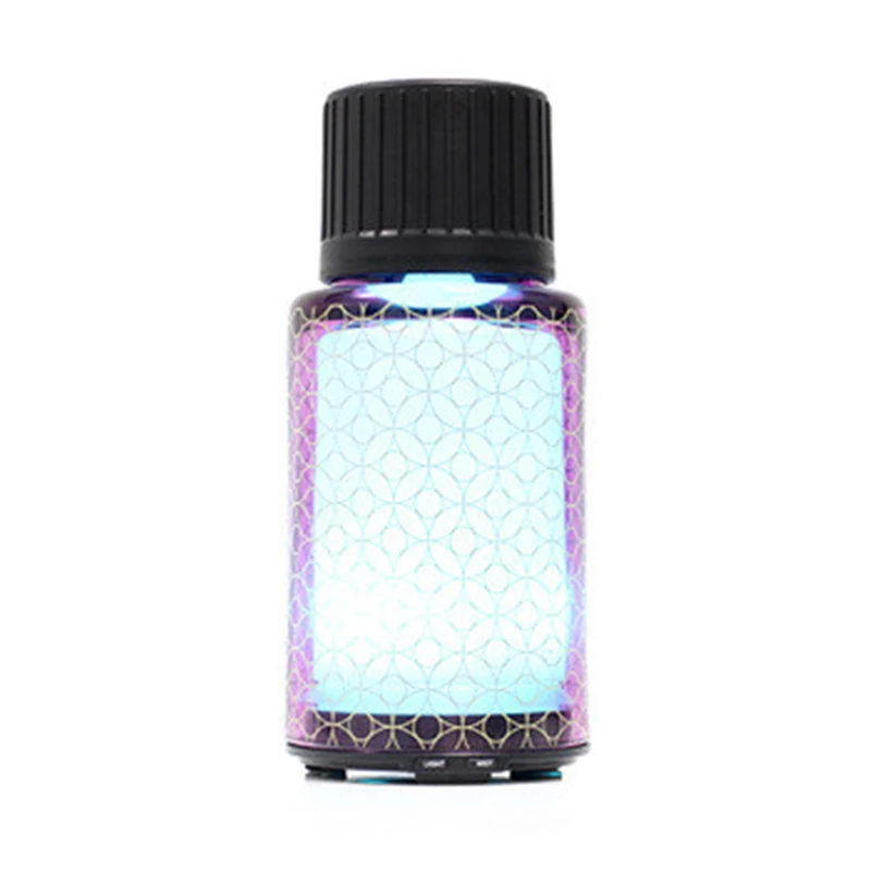 

Creative Essential Oil Bottle shape Ultrasonic Scent Fogger With LED Colorful Light