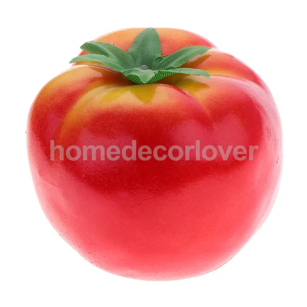 Artificial Pumpkin Tomato Onion Fruits Vegetables Kids Baby Teaching Tools Home Decoration Phote Props