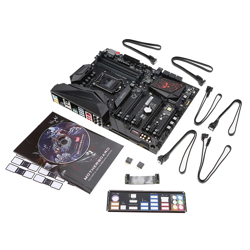 Красочная системная плата iGame Z270 Ymir-X ATX, системная плата LGA1151 DDR4 SATA3 M.2 с двумя портами, поддержка автоматического перезапуска SLI