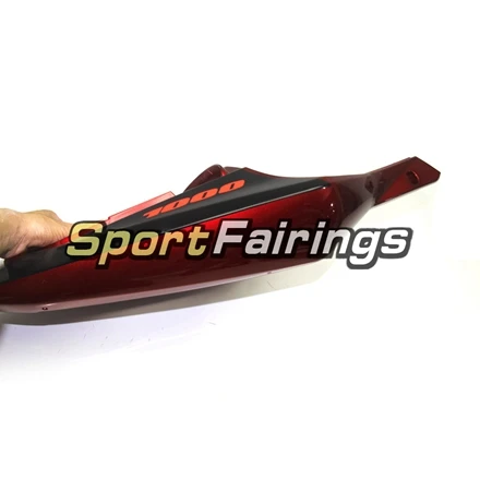 Обтекатели для Suzuki GSXR1000 K3 Год 03 04 2003 2004 впрыскивание, АБС-пластик мотоцикл обтекатель с комплектом кузова темно красный, белый корпусов