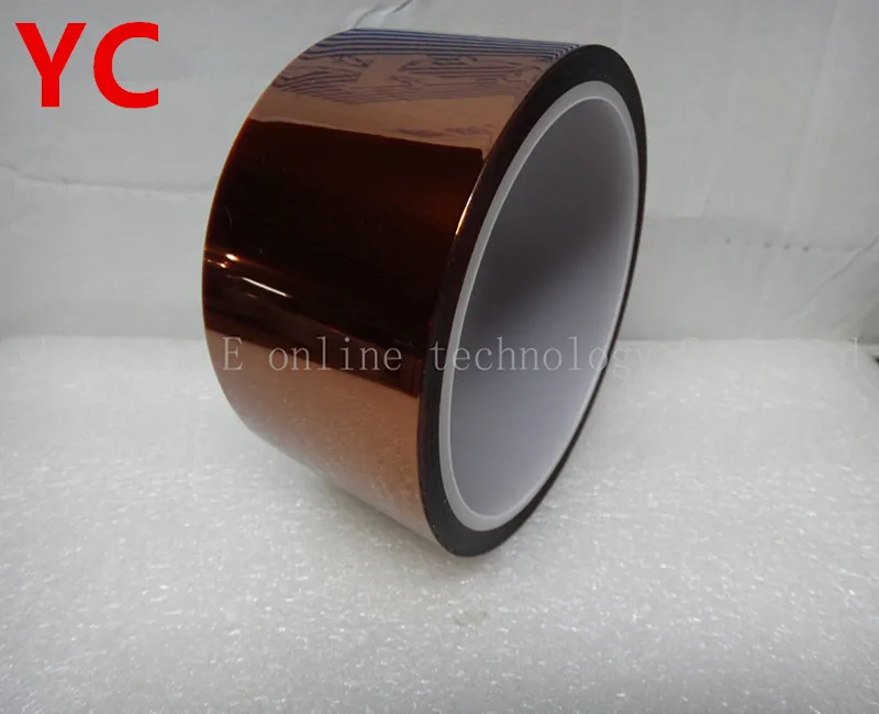 

1Roll 50MMX33Meter 108ft High Temperatur Resistant Tape Home Office Kitchen Anti-heat Polyimide Tape