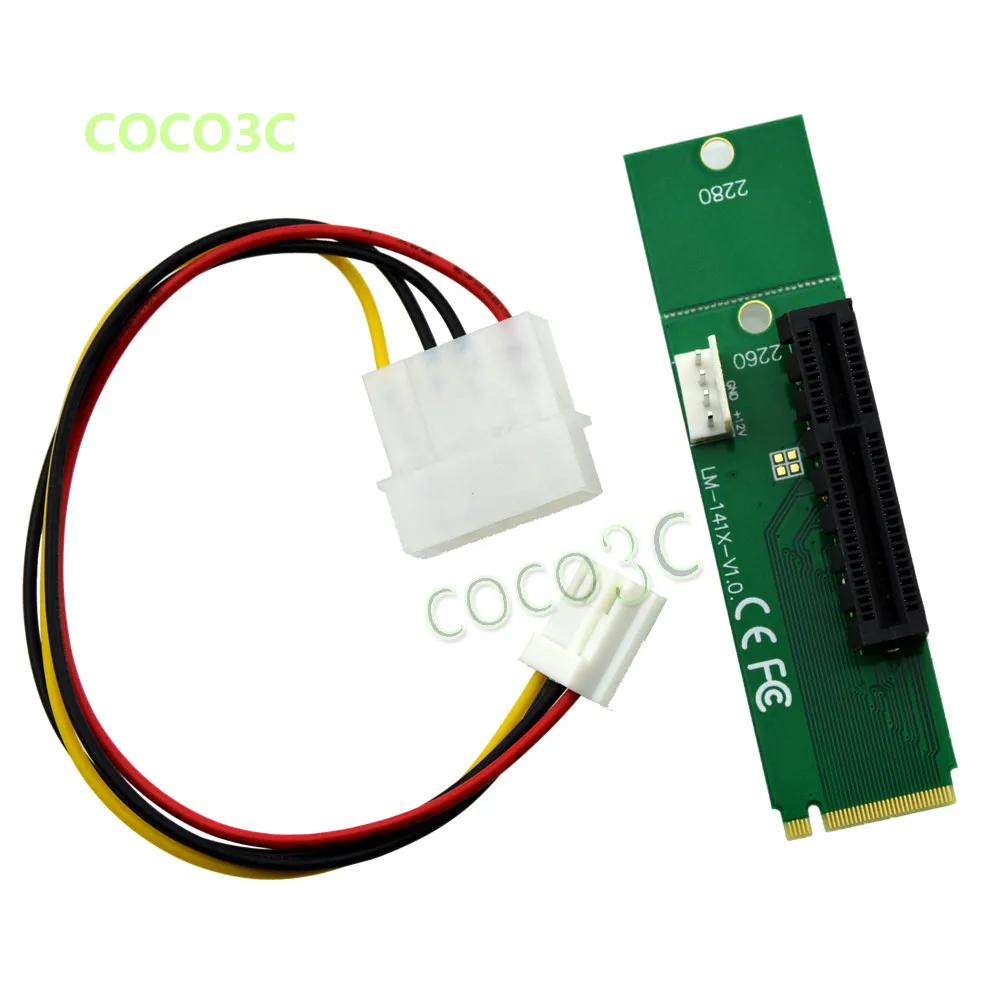 M Key ngff to PCI Express 4x slot adapter (2)