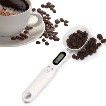 0.1g Portable LCD Digital Kitchen Scale Measuring Spoon Gram Flour and Grain Food Spoon Weight Coffee Scale Kitchen Tool 1