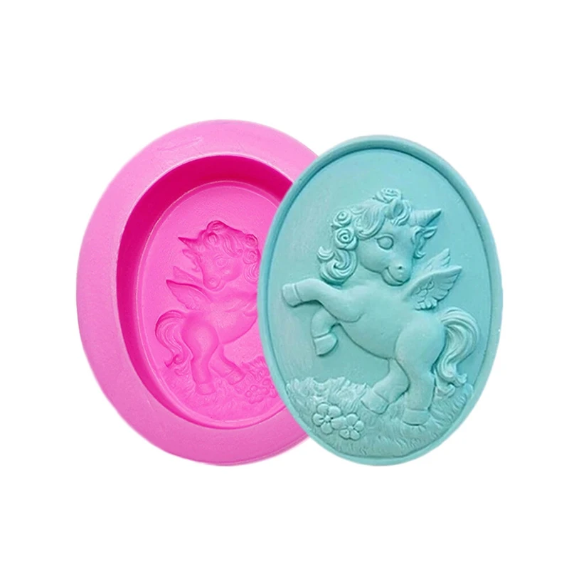

Unicorn Horse Mould Craft Art Silicone Soap Mold Craft Molds DIY Handmade Candle Molds