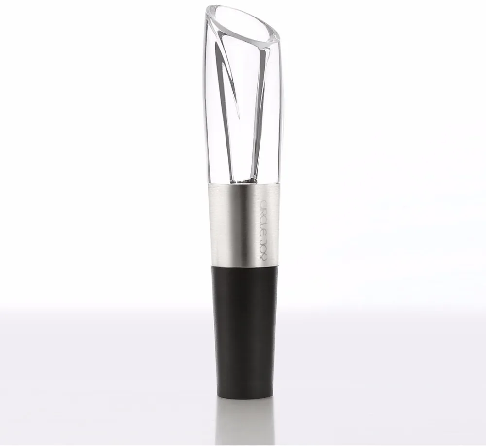 Best Original Xiaomi CIRCLE JOY Stainless Steel Fast Decanter Red Wine Decanter Mini Wine Filter Air Intake Aerator For Home Bar