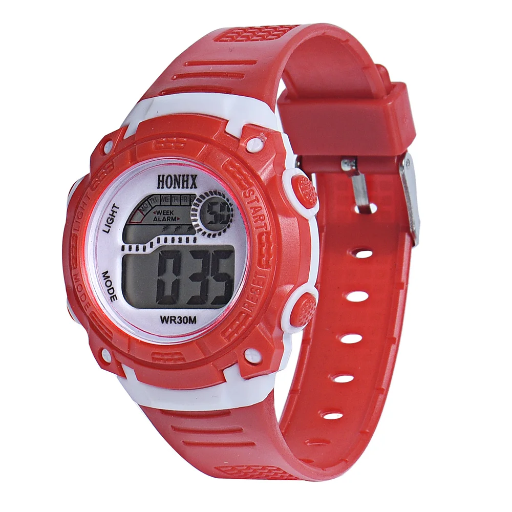 Children Girls Digital LED Quartz Alarm Date Sports Wrist Watch children's watches for kids boys HONHX High Quality 100pcs/lot Children Girls Digital LED Quartz Alarm Date Sports Wrist Watch children's watches for kids boys HONHX High Quality 100pcs/lot
