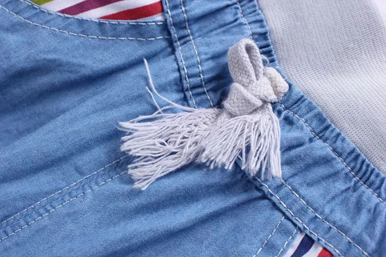 2016 New Fashion Kids Jeans Elastic Waist Straight Cartoon Jeans Denim Seventh Pants Retail Boy Jeans For Kids 2-5 Y WB141 (13)