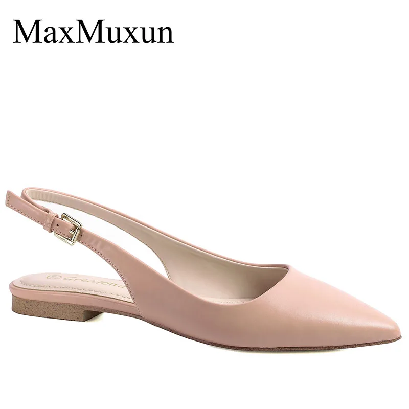 MaxMuxun/женские босоножки на низком каблуке; женские модные туфли с острым носком на плоской подошве; повседневные туфли-лодочки на не сужающемся книзу массивном каблуке