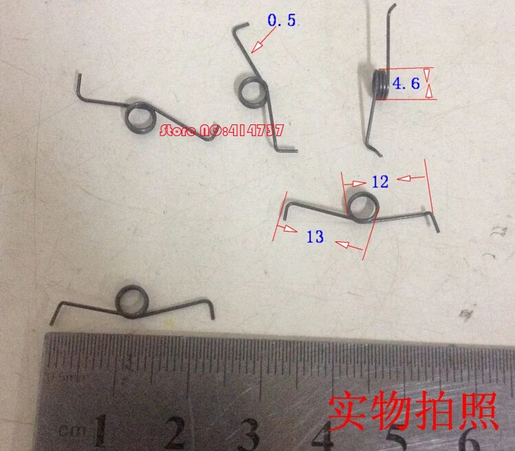 20 шт пружины для кручения стали 0,5 мм проволока Натяжная скручивающая пружина
