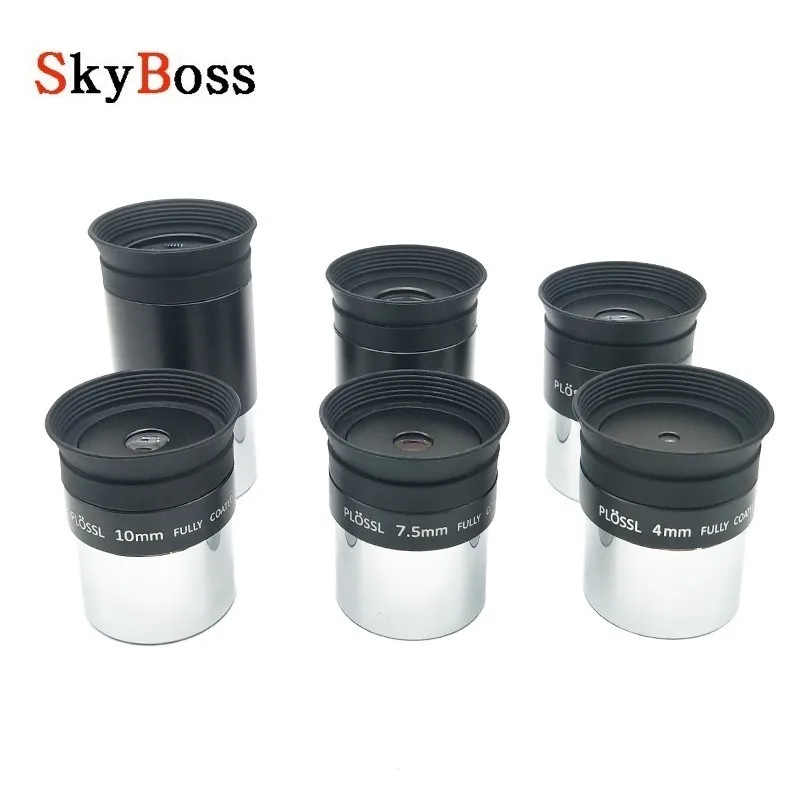 

1.25" 4mm 7.5mm 10mm 12.5mm 15mm 25mm HD Plossl Telescope Eyepiece 4 Element Plossl Design Threaded w/1.25inch Standard Filters