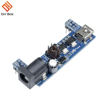 

10PCS MB102 Breadboard Power Supply Module Mini USB interface 3.3V 5V For Solderless Bread Board