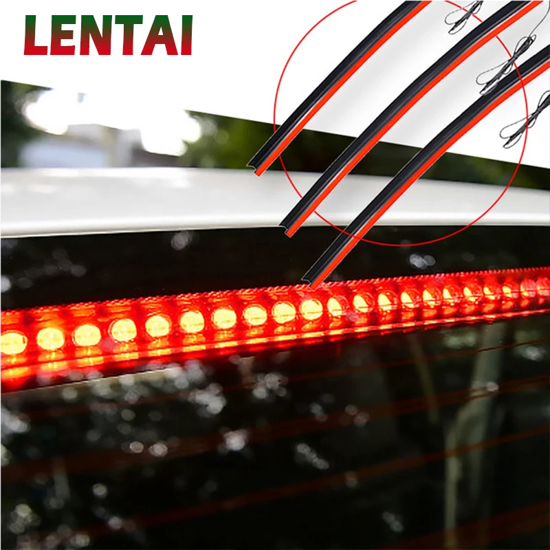

LENTAI For Audi a3 a4 b6 b8 a6 b7 Toyota corolla 2008 yaris Nissan qashqai j11 1PC Car High Mount Brake Tail Light Stop Lamp 12V