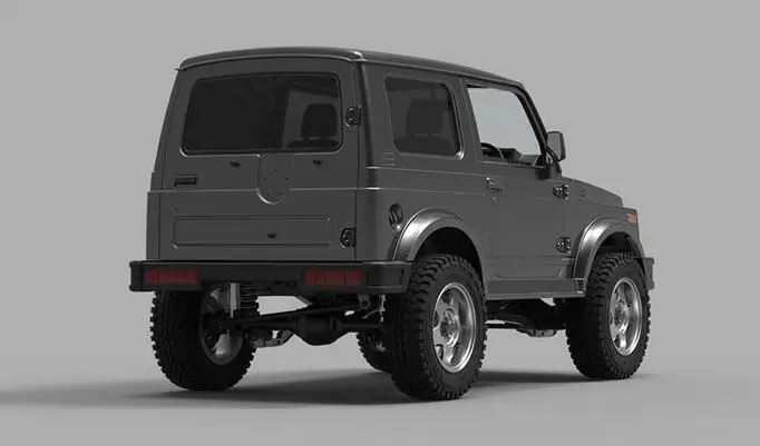 Радиоуправляемый автомобиль Capo sixer1 комплект гусеничный Suzuki Jimny Samurai 1/6 гусеничный полностью металлический