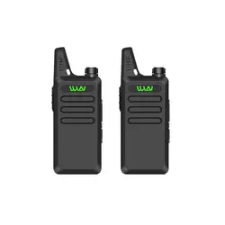 2 шт./лот WLN мини радио приемопередатчик kdc1 3 Вт иди и болтай walkie talkie UHF 400-470 Любительское радио МГц Портативный иди и болтай walkie talkie