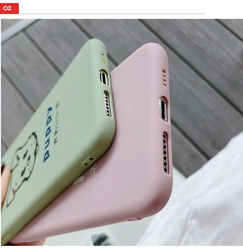 Dog Cat TPU Case For iPhone 8 8plus 7 7 Plus Phone Case Cute Silicone For iphone 6 s 6s Plus X XR XS Max Cases Cover Coque Bag (17)
