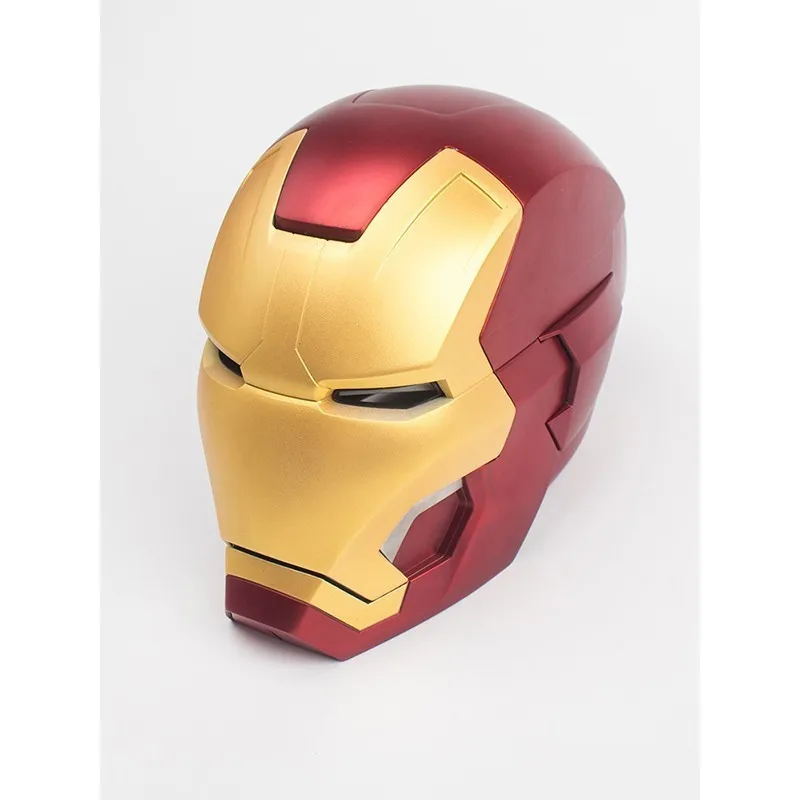 MK42 metal-3 electri Marvel Legends Mk7 1/1 шлем Железного человека носимые Фигурки Мстителей подвижная модель фильм периферия Figma Electric - Цвет: MK42 metal-3 electri