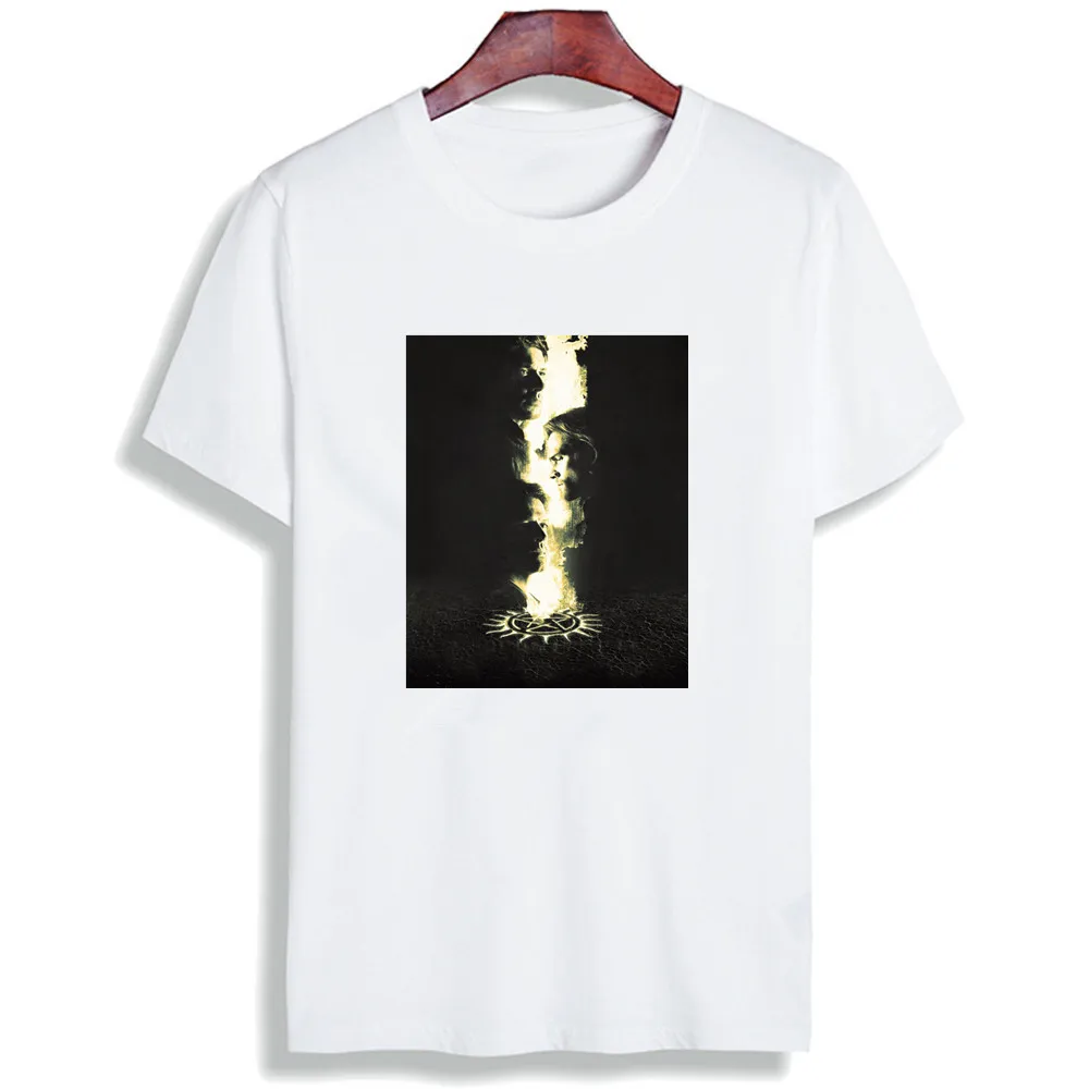 

New 100% Cotton Aesthetic Supernatural TV Play Series Print Short Sleeve Top & Tee Fashion Casual T Shirt Unisex Brand