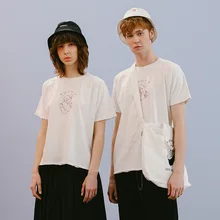 Женская футболка с вышивкой, летние футболки с круглым вырезом и коротким рукавом и круглым вырезом, модные однотонные женские футболки
