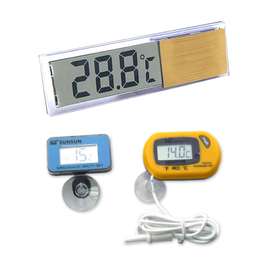 

Aquarium thermometer temperature meter LCD Aquarium fixed temperature equipment Electronic Temperature Instruments