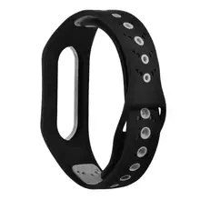 Силиконовый Модный вентилируемый ремешок для спортивных часов сменный Браслет для Xiaomi Mi Band 2 для спорта 80306