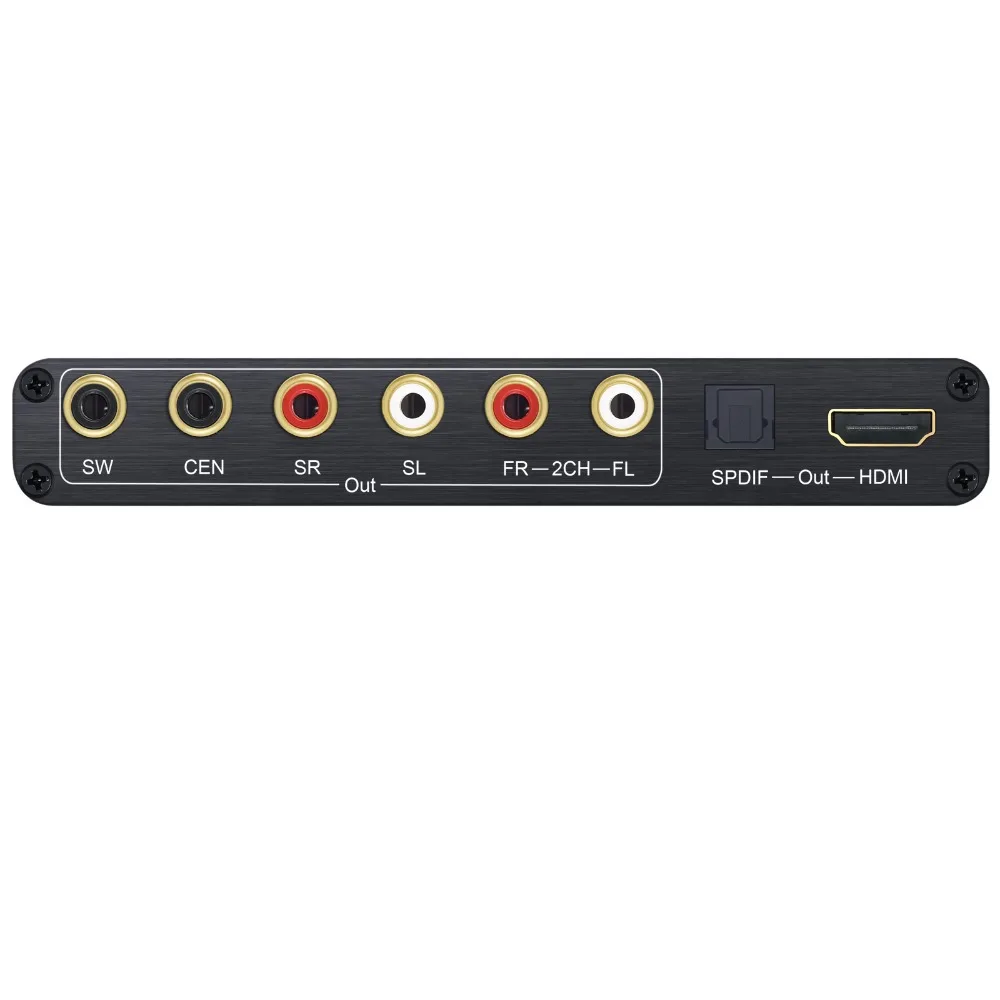 Proster 4K DAC HDMI аудио экстрактор с регулировкой громкости на оптический Spdif Toslink 5.1CH