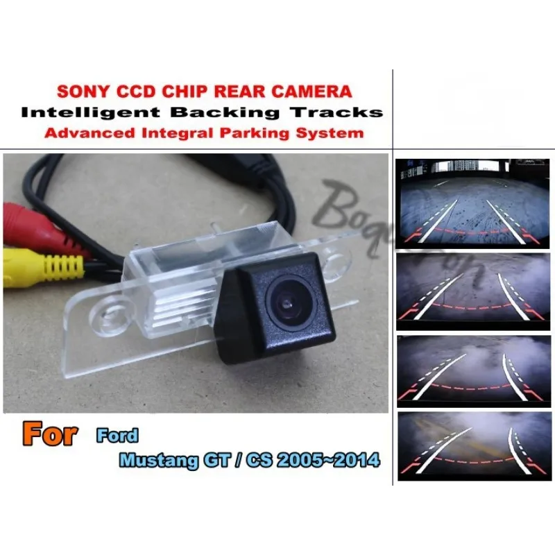 

For Ford Mustang GT / CS 2005~2014 CCD Night Vision 20M Waterproof High Quality Camera Smart Backing Tracks Camera