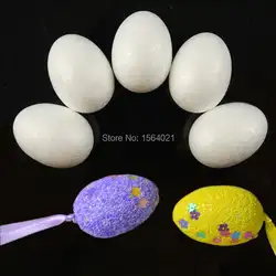 6 см белый пенополистирол овальные шарики в форме яйца шары Ремесло мяч пена мяч дети diy Материал 20 шт./лот