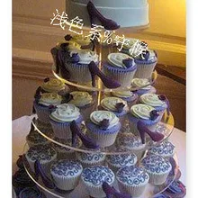 5 ярусов хрустальный круглый акриловый Свадебная стойка для кексов люцитовый день рождения стойка-витрина для тортов украшения