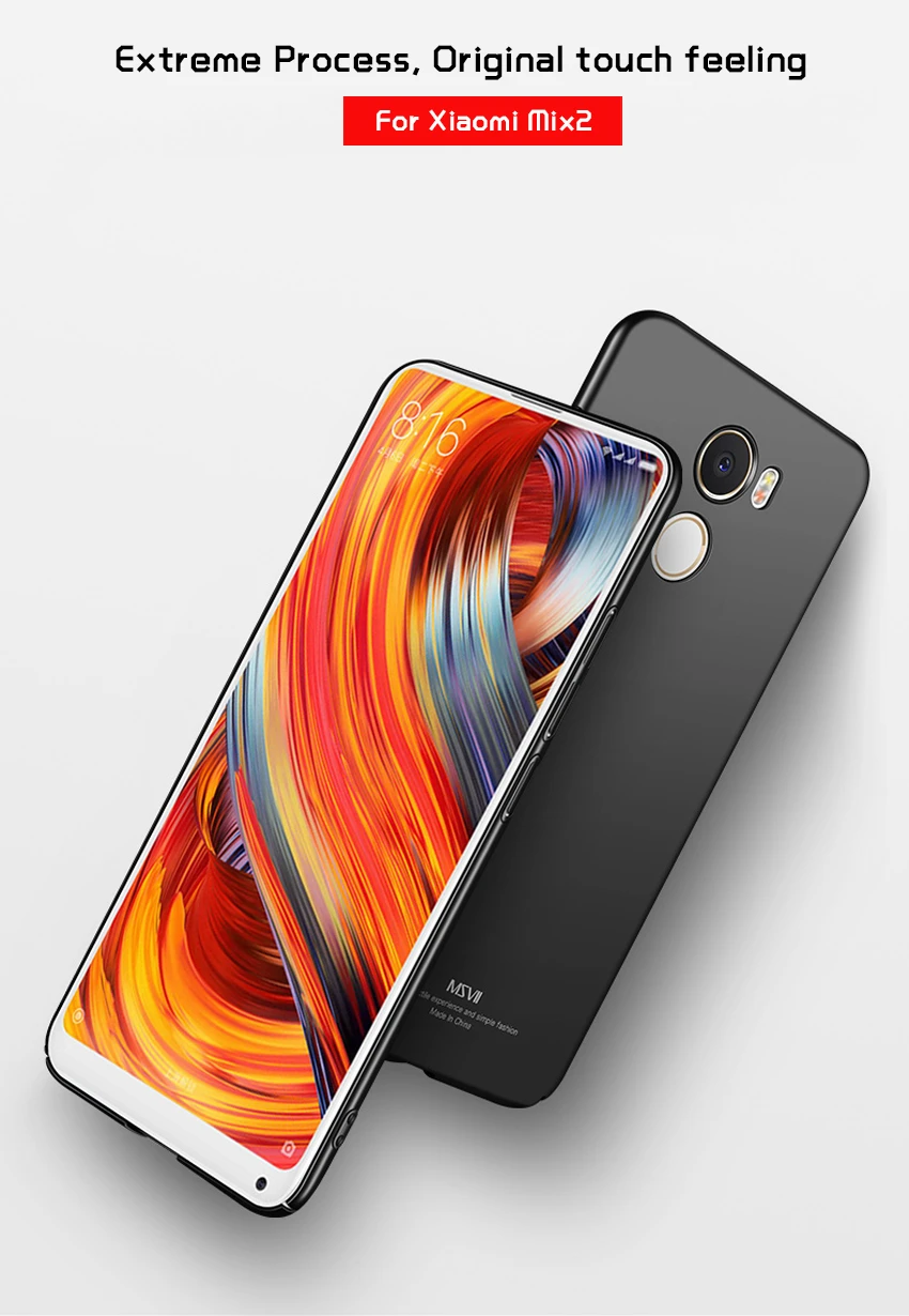 Чехол для Xiaomi mi Mix 2 S Чехол Бренд Msvii coque для xiomi mi Max 2 S Чехол тонкий жесткий PC задняя крышка для xao mi x2 чехол для телефона