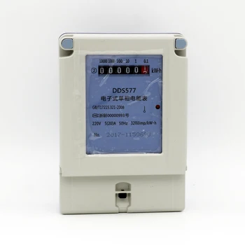 

DDS577 Electric Energy Meter 220V Single Phase Two Wire Electrics Energy Meters Operatio