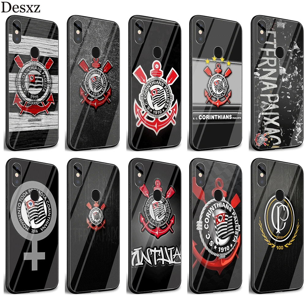 

Gerleek Corinthians Glass TPU Case For Xiaomi Mi 8 Lite Redmi Note 5 7 6 Pro 6A Pocophone F1 A1 A2 9 4X Cover