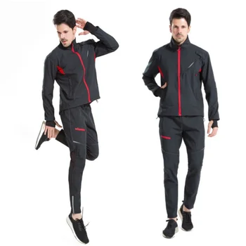 

Outdoor Bike Riding Autumn And Winter Thick Fleece Warm Split Riding Suits Wind Cold Day k5